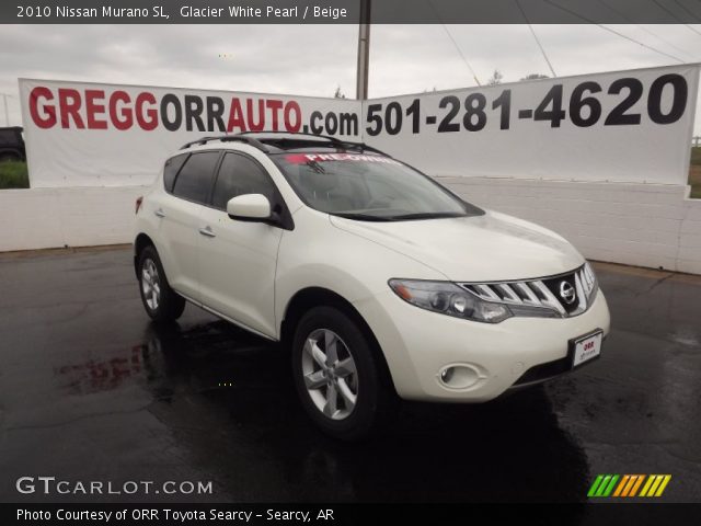 2010 Nissan Murano SL in Glacier White Pearl
