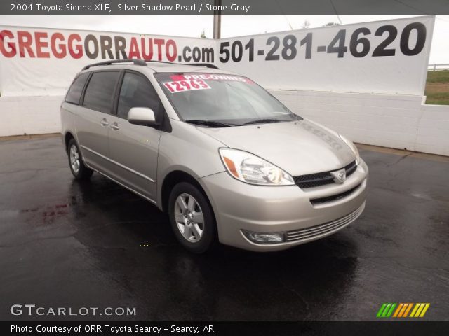 2004 Toyota Sienna XLE in Silver Shadow Pearl