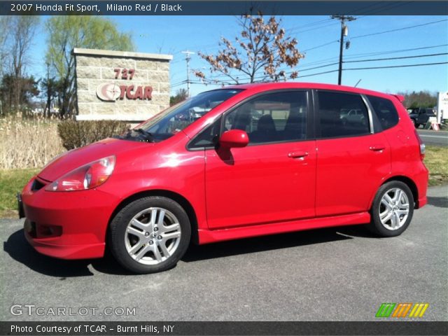 2007 Honda Fit Sport in Milano Red