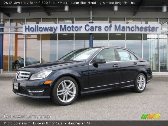 2012 Mercedes-Benz C 300 Sport 4Matic in Lunar Blue Metallic