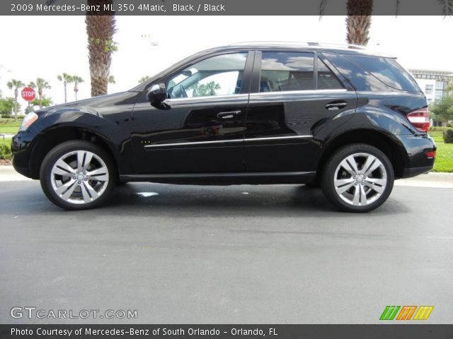 2009 Mercedes-Benz ML 350 4Matic in Black