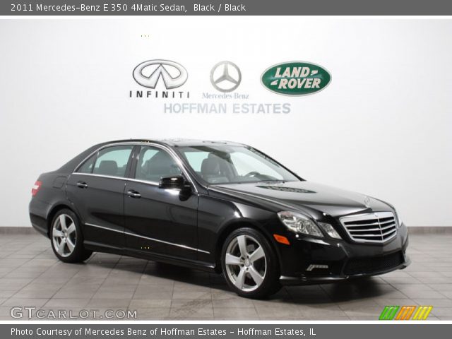 2011 Mercedes-Benz E 350 4Matic Sedan in Black