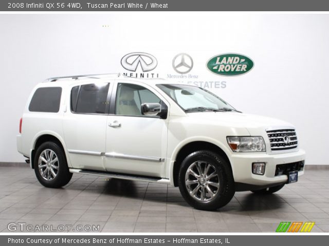 2008 Infiniti QX 56 4WD in Tuscan Pearl White