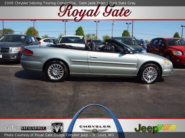 2006 Chrysler Sebring Touring Convertible in Satin Jade Pearl