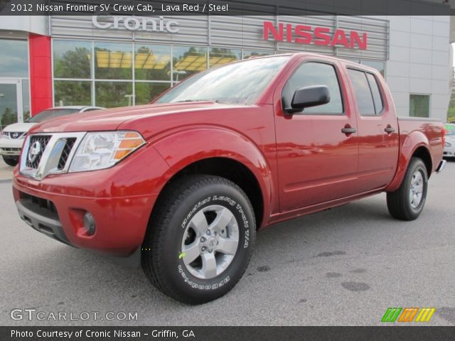 2012 Nissan Frontier SV Crew Cab in Lava Red