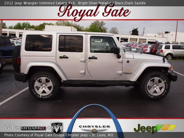 2012 Jeep Wrangler Unlimited Sahara 4x4 in Bright Silver Metallic