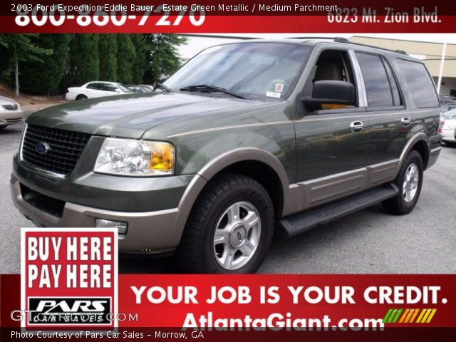 2003 Ford Expedition Eddie Bauer in Estate Green Metallic