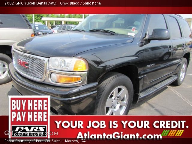 2002 GMC Yukon Denali AWD in Onyx Black