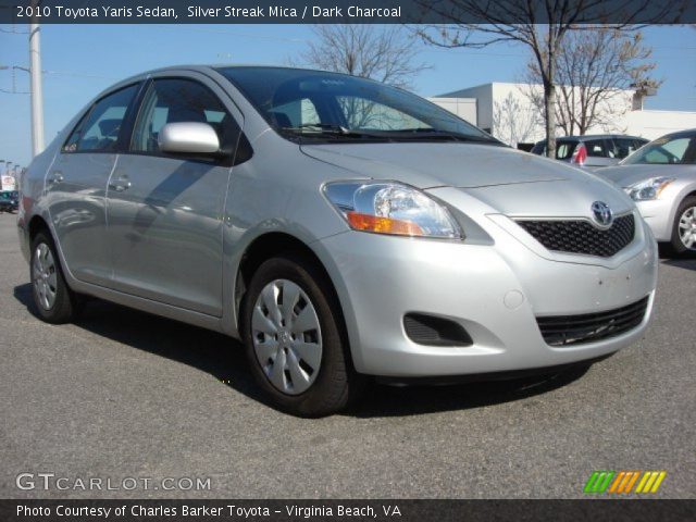 2010 Toyota Yaris Sedan in Silver Streak Mica