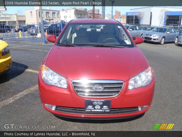 2009 Hyundai Elantra GLS Sedan in Apple Red Pearl