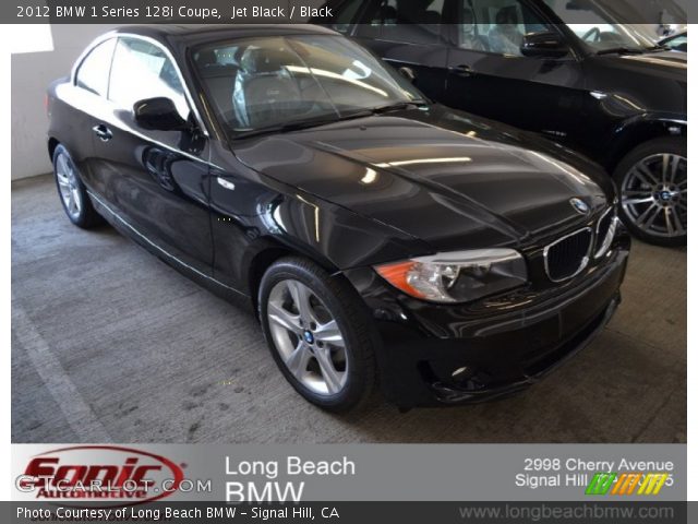 2012 BMW 1 Series 128i Coupe in Jet Black