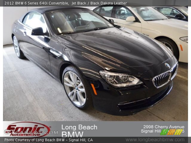 2012 BMW 6 Series 640i Convertible in Jet Black