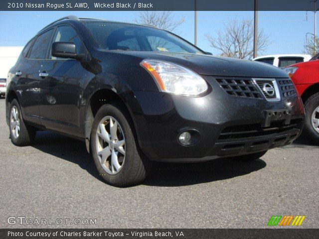 2010 Nissan Rogue SL AWD in Wicked Black