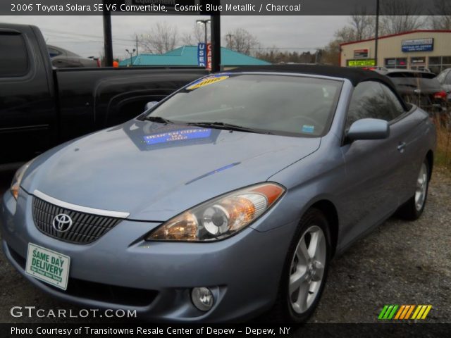 2006 Toyota Solara SE V6 Convertible in Cosmic Blue Metallic