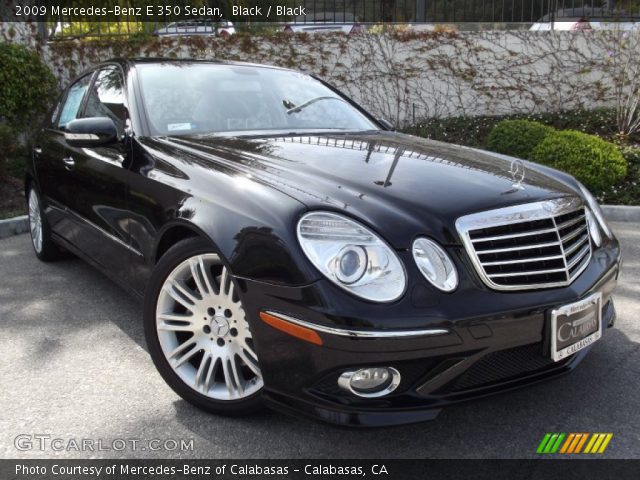 2009 Mercedes-Benz E 350 Sedan in Black