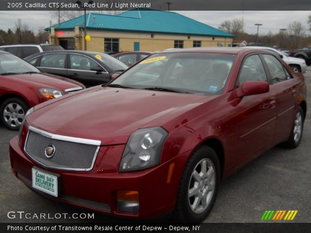 2005 Cadillac CTS Sedan in Red Line