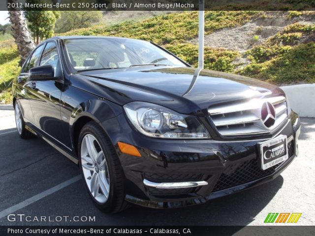 2012 Mercedes-Benz C 250 Sport in Black