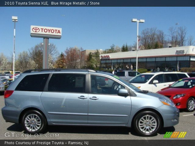 2010 Toyota Sienna XLE in Blue Mirage Metallic