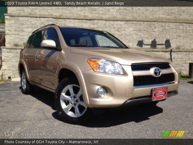 2009 Toyota RAV4 Limited 4WD in Sandy Beach Metallic