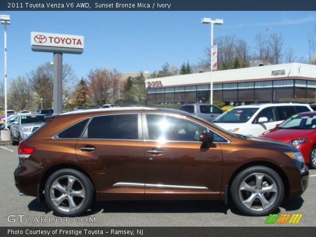 2011 Toyota Venza V6 AWD in Sunset Bronze Mica
