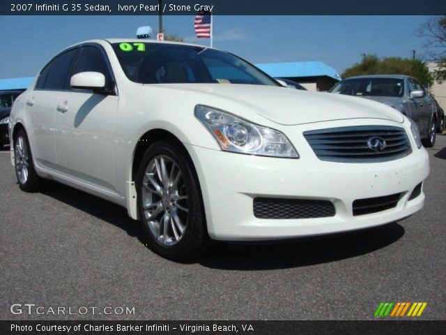 2007 Infiniti G 35 Sedan in Ivory Pearl