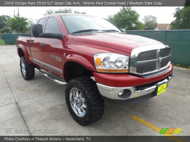 2006 Dodge Ram 3500 SLT Quad Cab 4x4 in Inferno Red Crystal Pearl