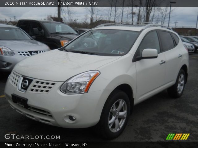 2010 Nissan Rogue SL AWD in Phantom White