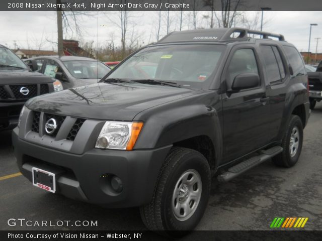 2008 Nissan Xterra X 4x4 in Night Armor Dark Gray