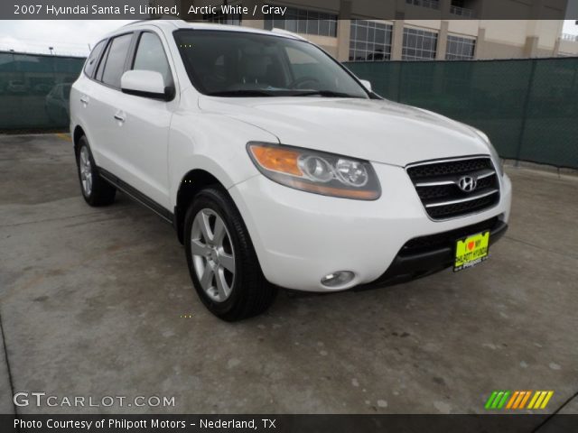 2007 Hyundai Santa Fe Limited in Arctic White
