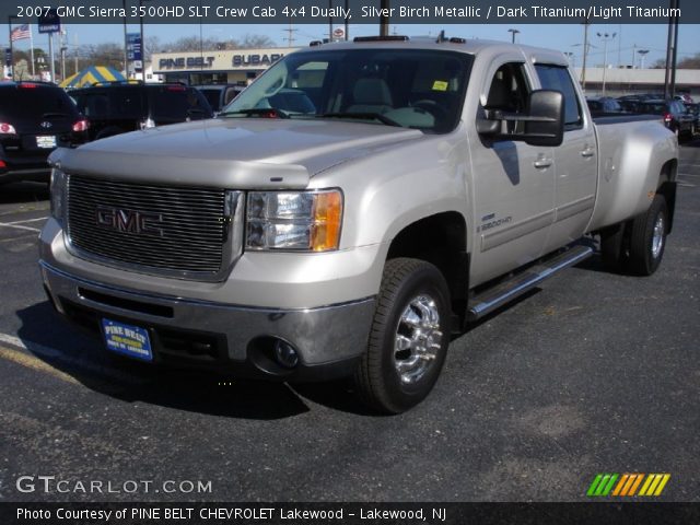 2007 GMC Sierra 3500HD SLT Crew Cab 4x4 Dually in Silver Birch Metallic