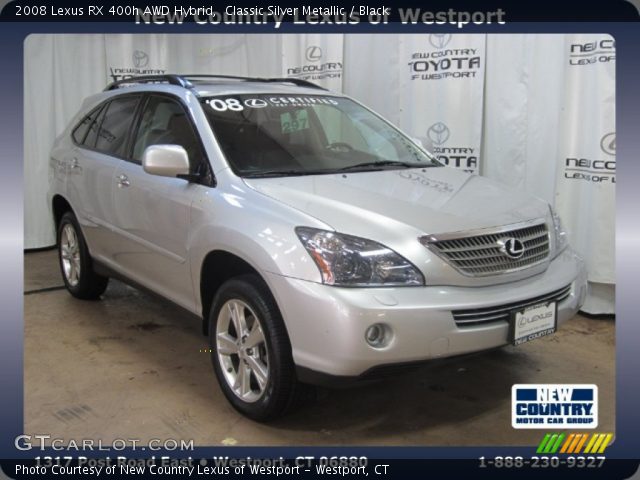 2008 Lexus RX 400h AWD Hybrid in Classic Silver Metallic