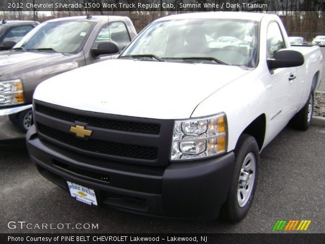 2012 Chevrolet Silverado 1500 Work Truck Regular Cab in Summit White