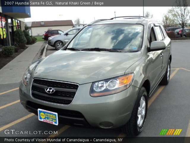 2007 Hyundai Santa Fe GLS in Natural Khaki Green