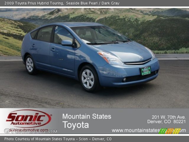 2009 Toyota Prius Hybrid Touring in Seaside Blue Pearl
