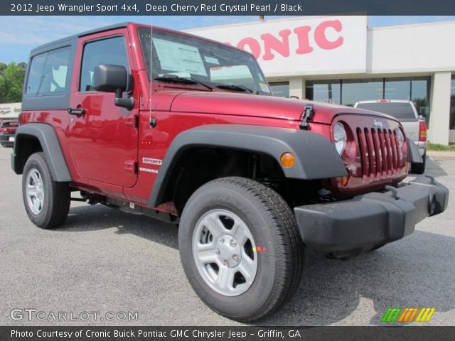 2012 Jeep Wrangler Sport 4x4 in Deep Cherry Red Crystal Pearl