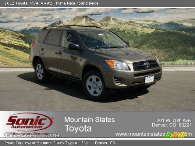 2012 Toyota RAV4 I4 4WD in Pyrite Mica