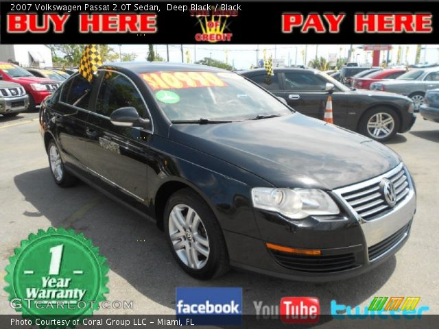 2007 Volkswagen Passat 2.0T Sedan in Deep Black