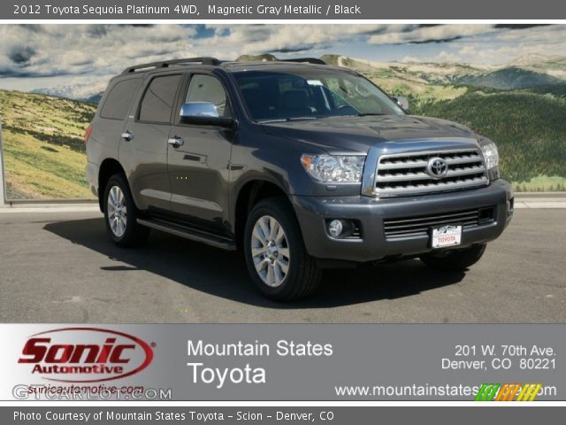 2012 Toyota Sequoia Platinum 4WD in Magnetic Gray Metallic