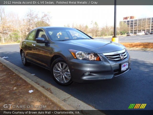 2012 Honda Accord EX-L V6 Sedan in Polished Metal Metallic