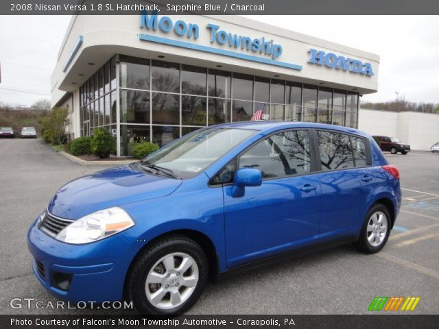 2008 Nissan Versa 1.8 SL Hatchback in Sapphire Blue
