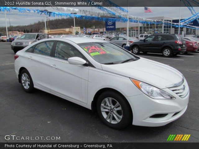 2012 Hyundai Sonata GLS in Shimmering White