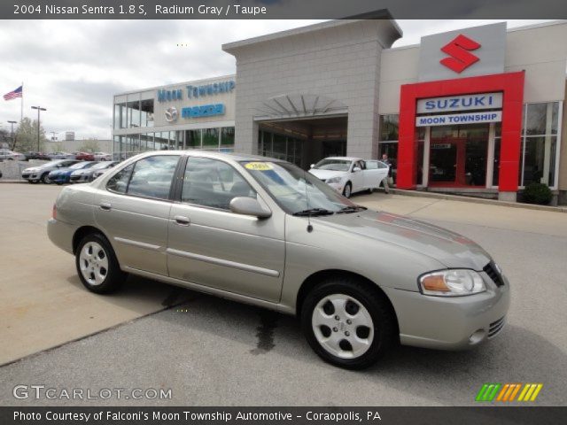 2004 Nissan Sentra 1.8 S in Radium Gray