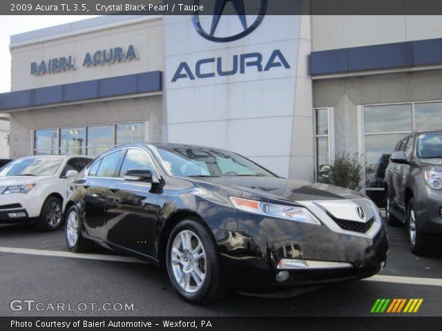 2009 Acura TL 3.5 in Crystal Black Pearl