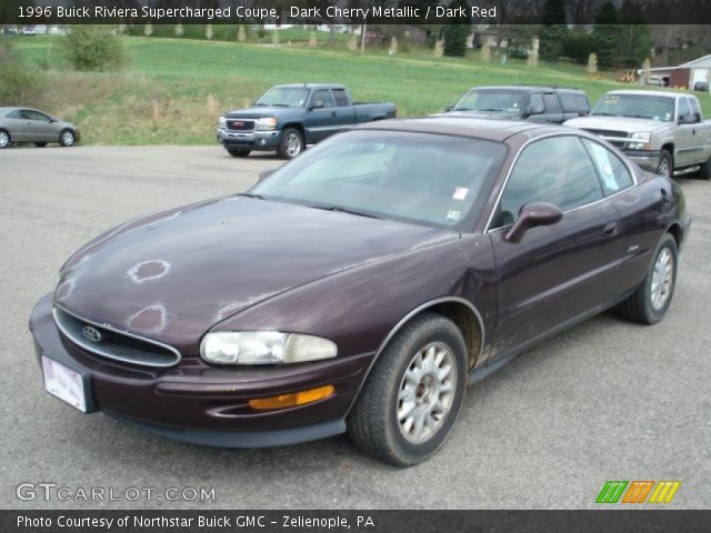 1996 Buick Riviera Supercharged Coupe in Dark Cherry Metallic