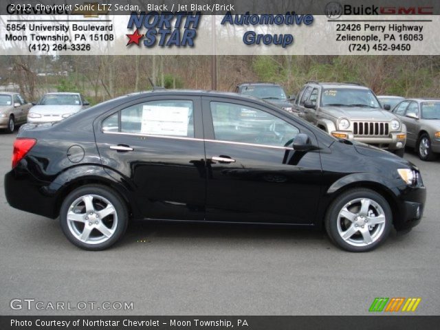 2012 Chevrolet Sonic LTZ Sedan in Black