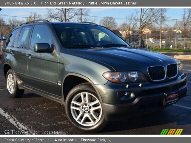 2006 BMW X5 3.0i in Highland Green Metallic