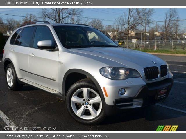 2007 BMW X5 3.0si in Titanium Silver Metallic