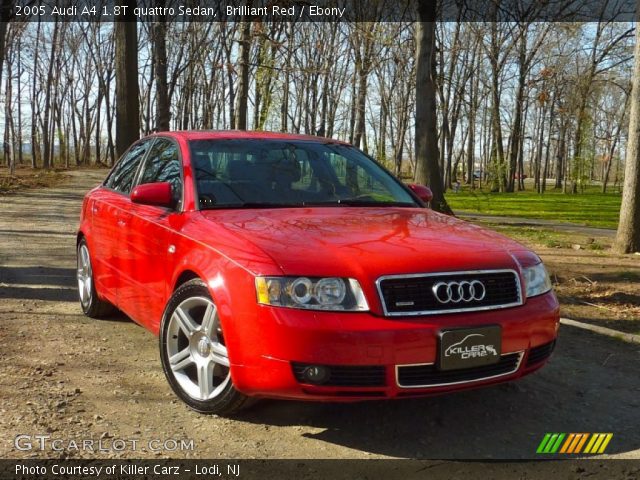 2005 Audi A4 1.8T quattro Sedan in Brilliant Red