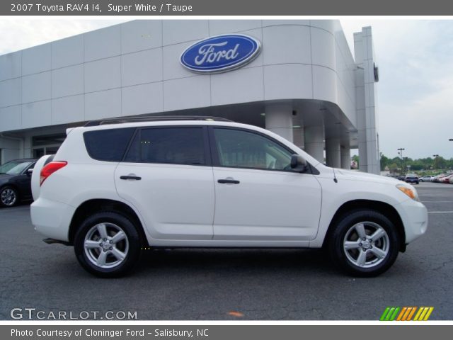 2007 Toyota RAV4 I4 in Super White