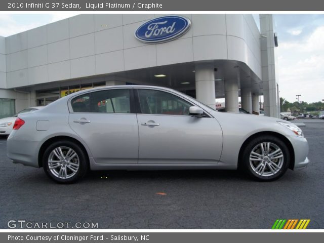 2010 Infiniti G 37 Sedan in Liquid Platinum
